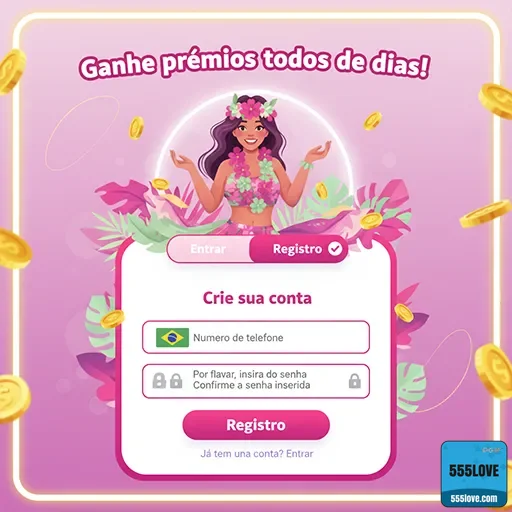 555love - conectar em protegido página de login - Criar Conta Grátis